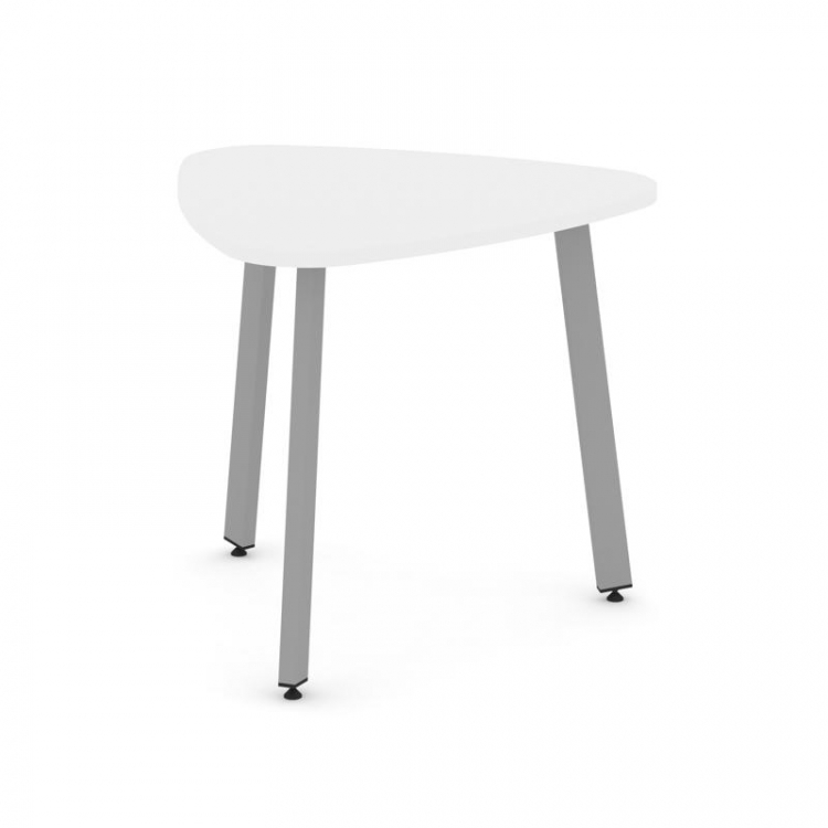 Style Project Стол переговорный SN-6.SPRG-70.3 Белый/Металл Серый 900*900*750