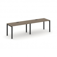 Style Project Рабочая станция 1 сторон. SN-6P.ORS-024 Вяз Благородный/Металл Черный 3160*800*750