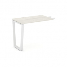 Style Project Брифинг-приставка SN-6T2.BR-001 Дуб Наварра/Металл Белый 580*600*750