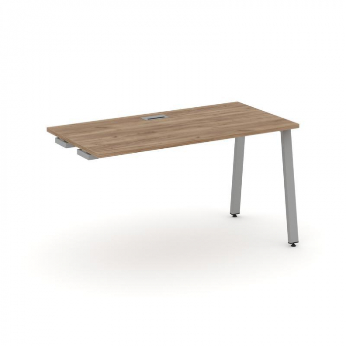 Стайл Проджект Стол-приставка к опор. элем. SN-6A.OPRS-012 Дуб Табак/Металл Серый 1180*700*750