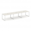 Style Project Стол переговорный SN-6O.SPRG-023 Дуб Наварра/Металл Белый 4410*980*750