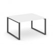 Style Project Стол переговорный SN-6O.SPRG-034.3 Белый/Металл Антрацит 1580*1180*750