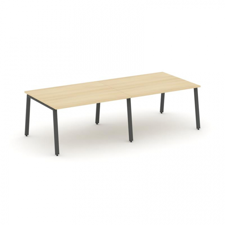 Style Project Стол переговорный SN-6A.SPRG-042.3 Акация Лорка/Металл Антрацит 2360*1180*750