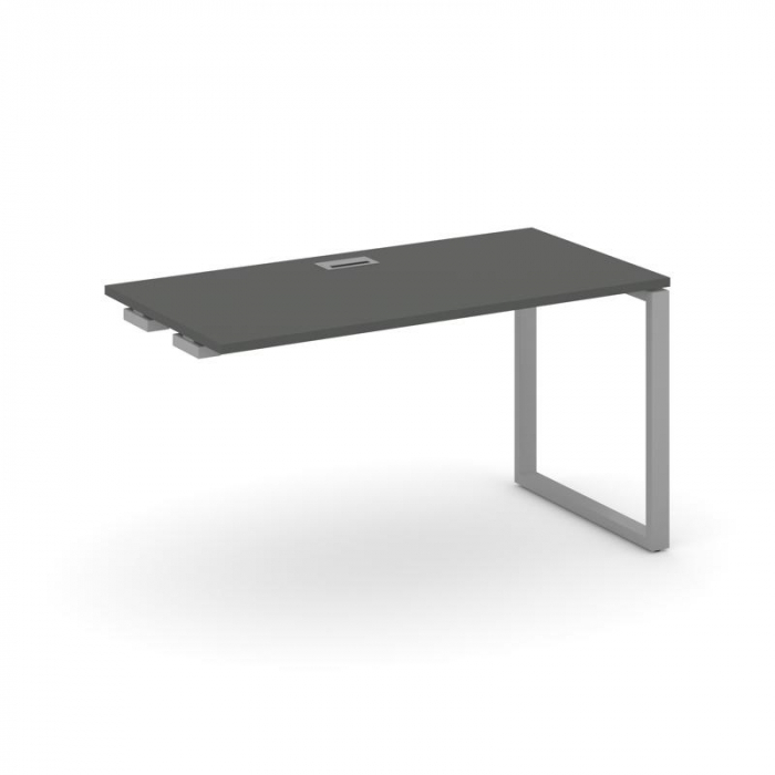 Стайл Проджект Стол-приставка к опор. элем. SN-6O.OPRS-024 Антрацит/Металл Серый 1580*800*750