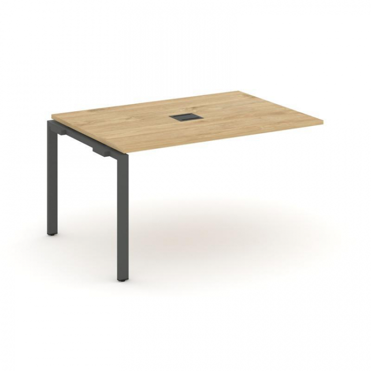 Style Project Проходной наб. элем. перег. стола SN-6P.NSPRG-001 Тиквуд Светлый/Металл Антрацит 980*9