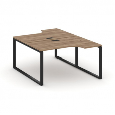 Style Project Рабочая станция эргоном. SN-6O.DRPA-021 Дуб Табак/Металл Черный 1380*1632/1992*750