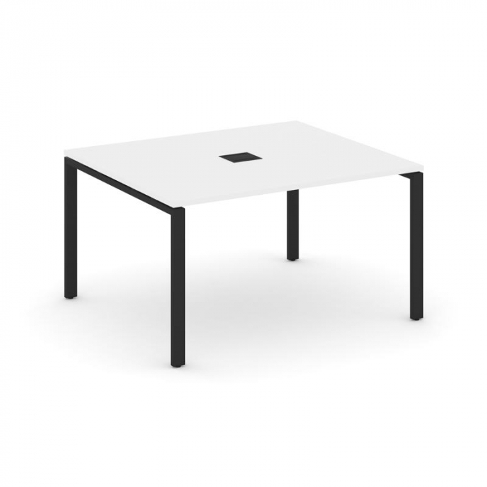 Style Project Стол переговорный SN-6P.SPRG-032 Белый/Металл Черный 1180*1180*750