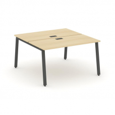 Style Project Рабочая станция 2-х сторон. SN-6A.DRS-014 Акация Лорка/Металл Антрацит 1580*1432*750