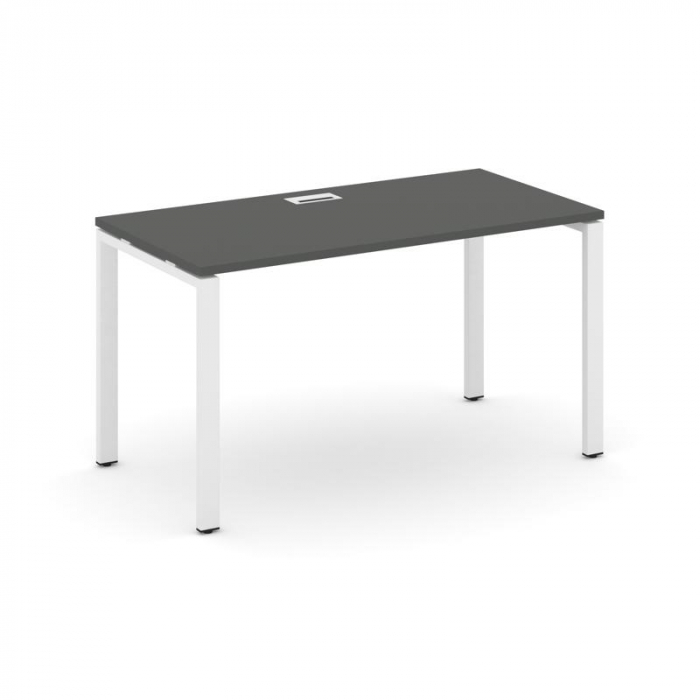 Style Project Стол письменный SN-6P.SP-023 Антрацит/Металл Белый 1380*800*750