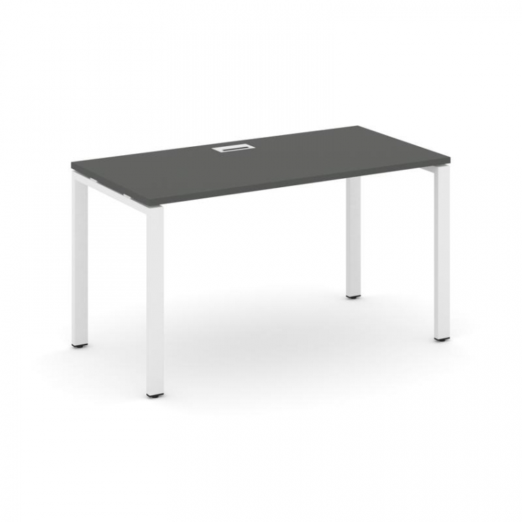 Style Project Стол письменный SN-6P.SP-014 Антрацит/Металл Белый 1580*700*750