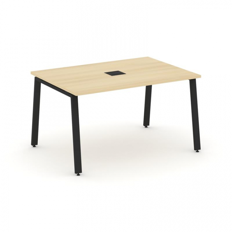 Style Project Стол переговорный SN-6A.SPRG-004 Акация Лорка/Металл Черный 1580*980*750