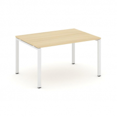 Style Project Стол переговорный SN-6P.SPRG-002.3 Акация Лорка/Металл Белый 1180*980*750