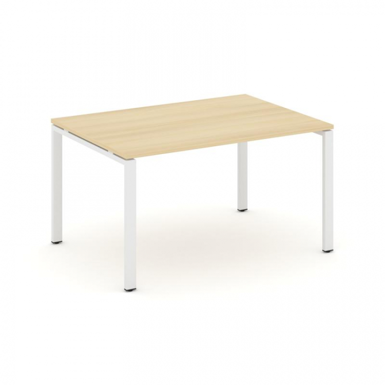 Style Project Стол переговорный SN-6P.SPRG-002.3 Акация Лорка/Металл Белый 1180*980*750