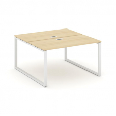 Style Project Рабочая станция 2-х сторон. SN-6O.DRS-003 Акация Лорка/Металл Белый 1380*1232*750