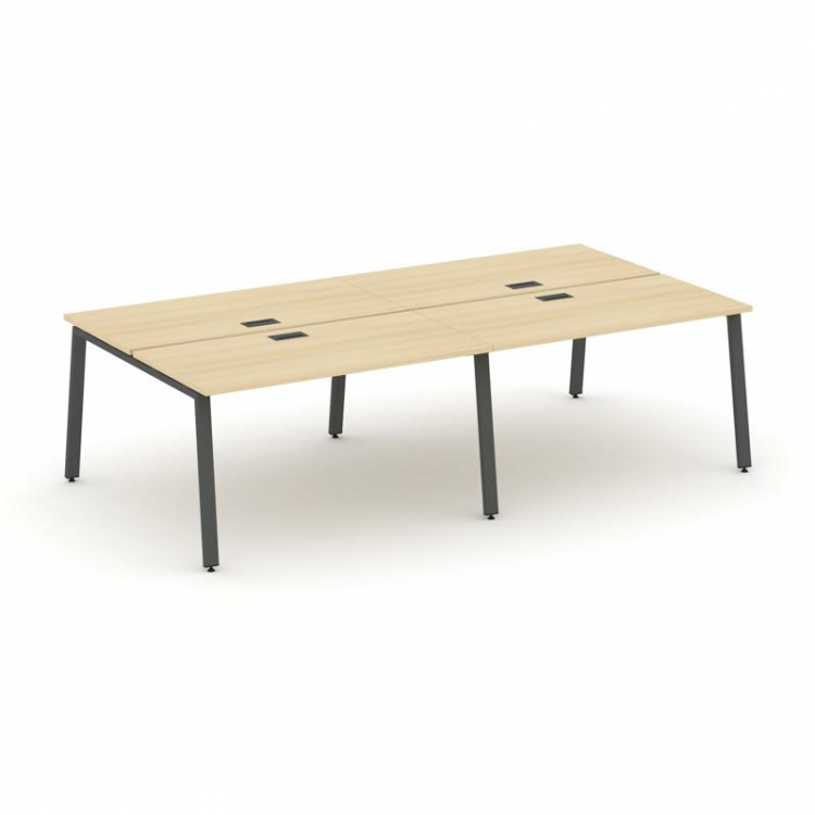 Style Project Рабочая станция 2-х сторон. SN-6A.DRS-031 Акация Лорка/Металл Антрацит 1960*1232*750