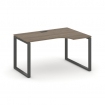 Style Project Стол рабочий эргоном. SN-6O.SPA-011(R) Вяз Благородный/Металл Антрацит 1380*700/980*75