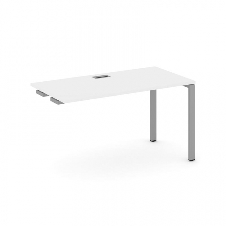 Style Project Стол-приставка к опор. элем. SN-6P.OPRS-023 Белый/Металл Серый 1380*800*750