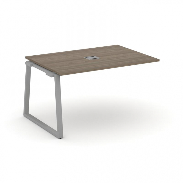 Style Project Проходной наб. элем. перег. стола SN-6T1.NSPRG-002 Вяз Благородный/Металл Серый/Заглуш