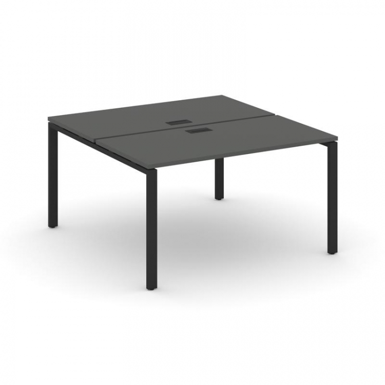 Style Project Рабочая станция 2-х сторон. SN-6P.DRS-003 Антрацит/Металл Черный 1380*1232*750