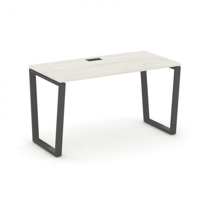 Стайл Проджект Стол письменный SN-6T2.SP-003 Дуб Наварра/Металл Антрацит/Черный Пластик 1380*600*750