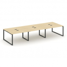 Style Project Рабочая станция 2-х сторон. SN-6O.DRS-081 Акация Лорка/Металл Антрацит 2940*1632*750