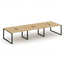 Style Project Рабочая станция 2-х сторон. SN-6O.DRS-073 Тиквуд Светлый/Металл Черный 4140*1432*750