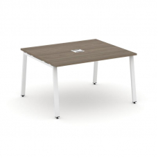 Style Project Стол переговорный SN-6A.SPRG-033 Вяз Благородный/Металл Белый 1380*1180*750