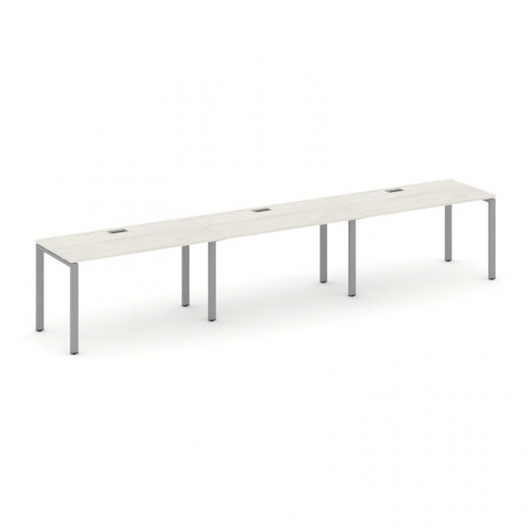 Style Project Рабочая станция 1 сторон. SN-6P.ORS-043 Дуб Наварра/Металл Серый 4140*700*750