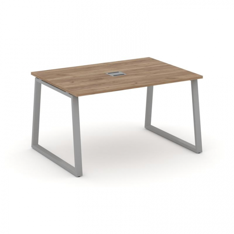 Style Project Стол переговорный SN-6T1.SPRG-002 Дуб Табак/Металл Серый/Заглушка Металл Серый 1180*98
