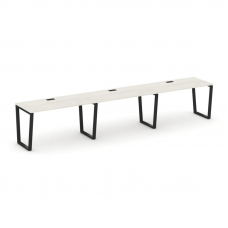 Style Project Рабочая станция 1 сторон. SN-6T2.ORS-043 Дуб Наварра/Металл Черный/Заглушка Пластик Че