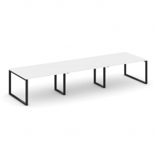 Style Project Стол переговорный SN-6O.SPRG-054.3 Белый/Металл Черный 4740*1180*750