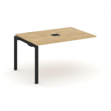 Style Project Проходной наб. элем. перег. стола SN-6P.NSPRG-004 Тиквуд Светлый/Металл Черный 1580*98