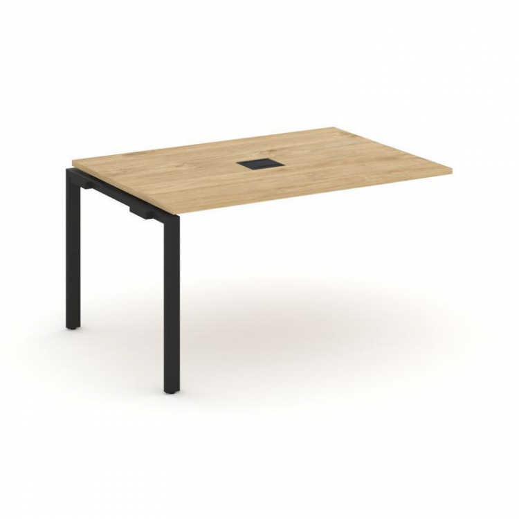 Style Project Проходной наб. элем. перег. стола SN-6P.NSPRG-004 Тиквуд Светлый/Металл Черный 1580*98