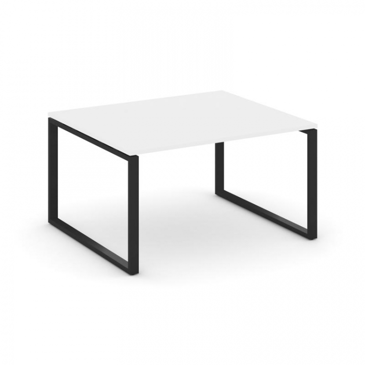 Style Project Стол переговорный SN-6O.SPRG-032.3 Белый/Металл Черный 1180*1180*750