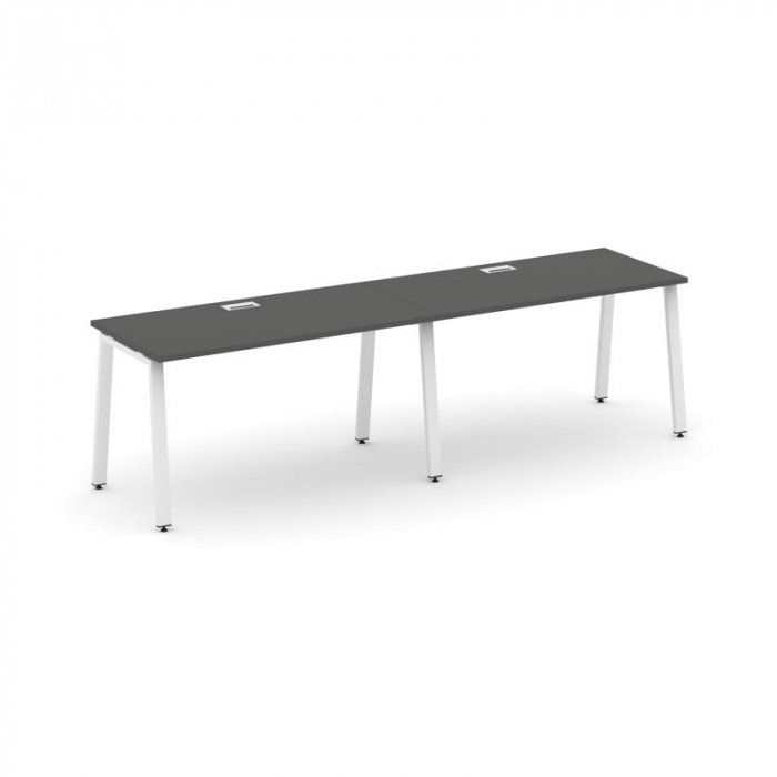 Style Project Рабочая станция 1 сторон. SN-6A.ORS-002 Антрацит/Металл Белый 2360*600*750