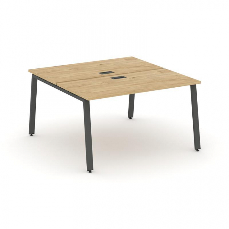 Style Project Рабочая станция 2-х сторон. SN-6A.DRS-022 Тиквуд Светлый/Металл Антрацит 1180*1632*750