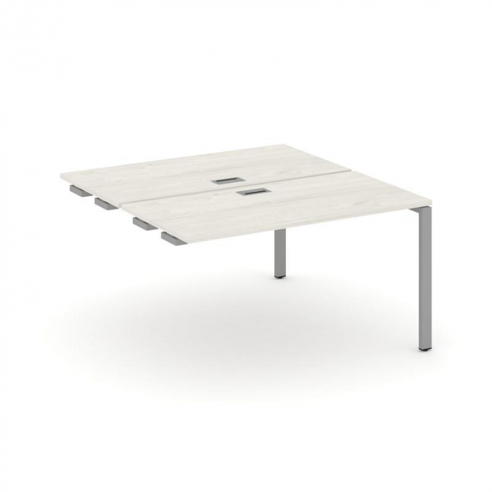 Style Project Стол-приставка к опор. элем. SN-6P.DPRS-021 Дуб Наварра/Металл Серый 980*1632*750