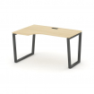 Style Project Стол рабочий эргоном. SN-6T2.SPA-002(L) Акация Лорка/Металл Антрацит/Заглушка Пластик