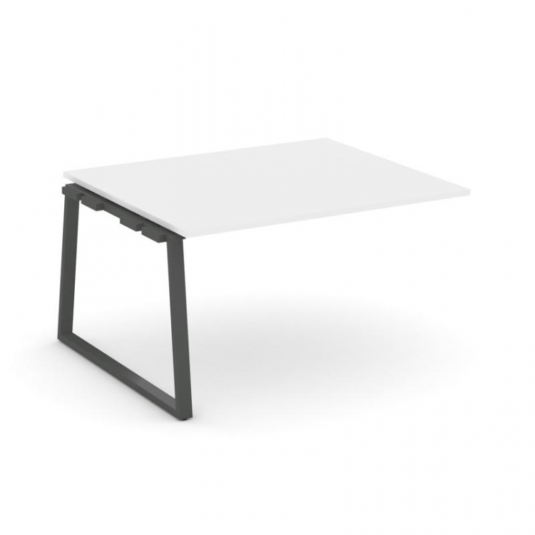 Style Project Проходной наб. элем. перег. стола SN-6T1.NSPRG-034.3 Белый/Металл Антрацит 1580*1180*7