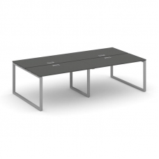 Style Project Рабочая станция 2-х сторон. SN-6O.DRS-053 Антрацит/Металл Серый 2760*1632*750