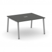 Style Project Стол переговорный SN-6A.SPRG-033 Антрацит/Металл Серый 1380*1180*750