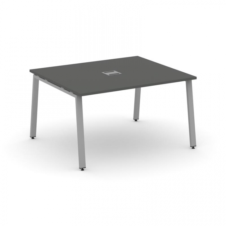 Style Project Стол переговорный SN-6A.SPRG-033 Антрацит/Металл Серый 1380*1180*750