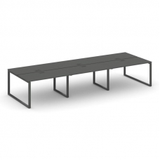 Style Project Рабочая станция 2-х сторон. SN-6O.DRS-073 Антрацит/Металл Антрацит 4140*1432*750