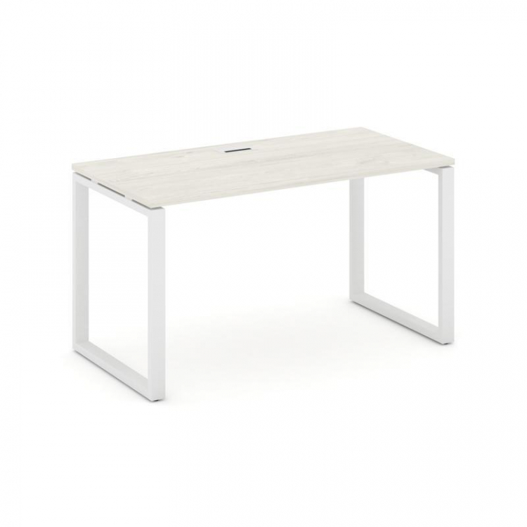 Style Project Стол письменный SN-6O.SP-002 Дуб Наварра/Металл Белый 1180*600*750