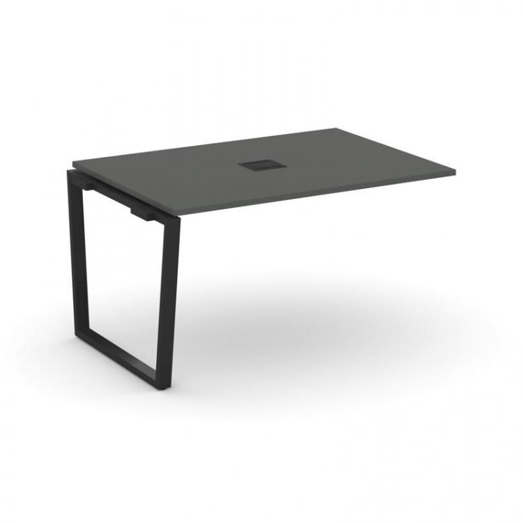 Style Project Проходной наб. элем. перег. стола SN-6T2.NSPRG-004 Антрацит/Металл Черный/Заглушка Мет