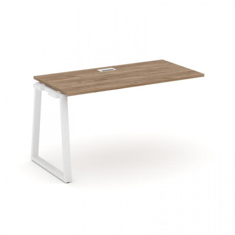 Style Project Проходной наб. элем. SN-6T1.ONRS-024 Дуб Табак/Металл Белый/Заглушка Пластик Белый 158