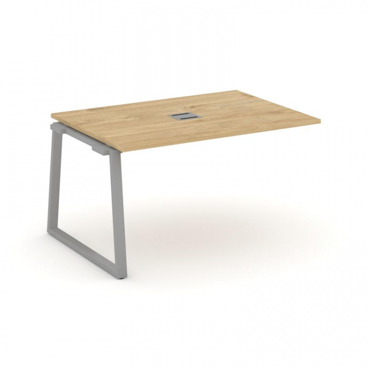 Style Project Проходной наб. элем. перег. стола SN-6T1.NSPRG-002 Тиквуд Светлый/Металл Серый/Заглушк