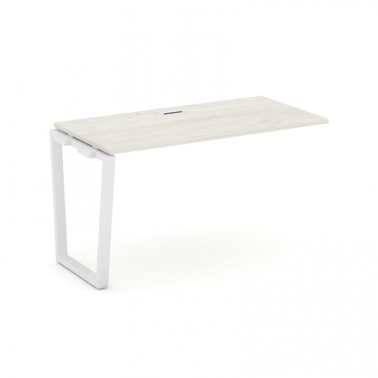 Style Project Проходной наб. элем. SN-6T2.ONRS-001 Дуб Наварра/Металл Белый/Заглушка Пластик Белый 9