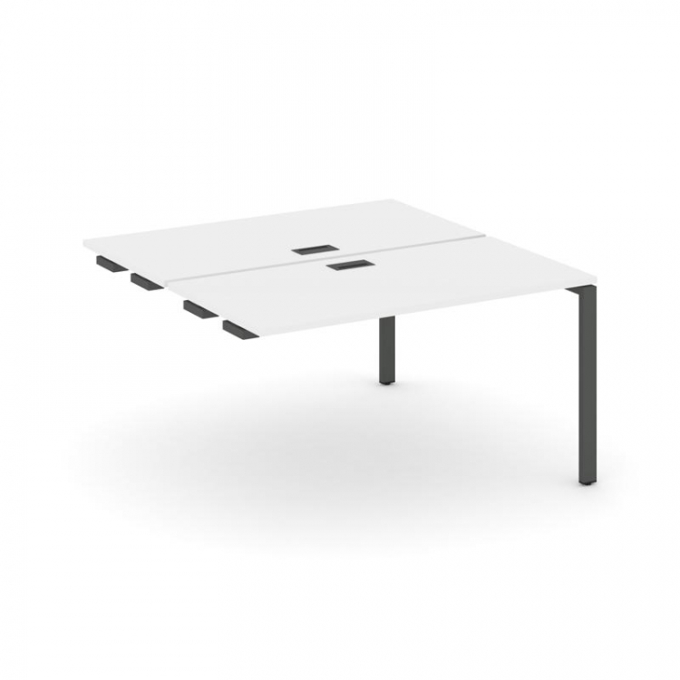 Style Project Стол-приставка к опор. элем. SN-6P.DPRS-022 Белый/Металл Антрацит 1180*1632*750