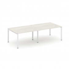 Style Project Стол переговорный SN-6P.SPRG-042.3 Дуб Наварра/Металл Белый 2360*1180*750